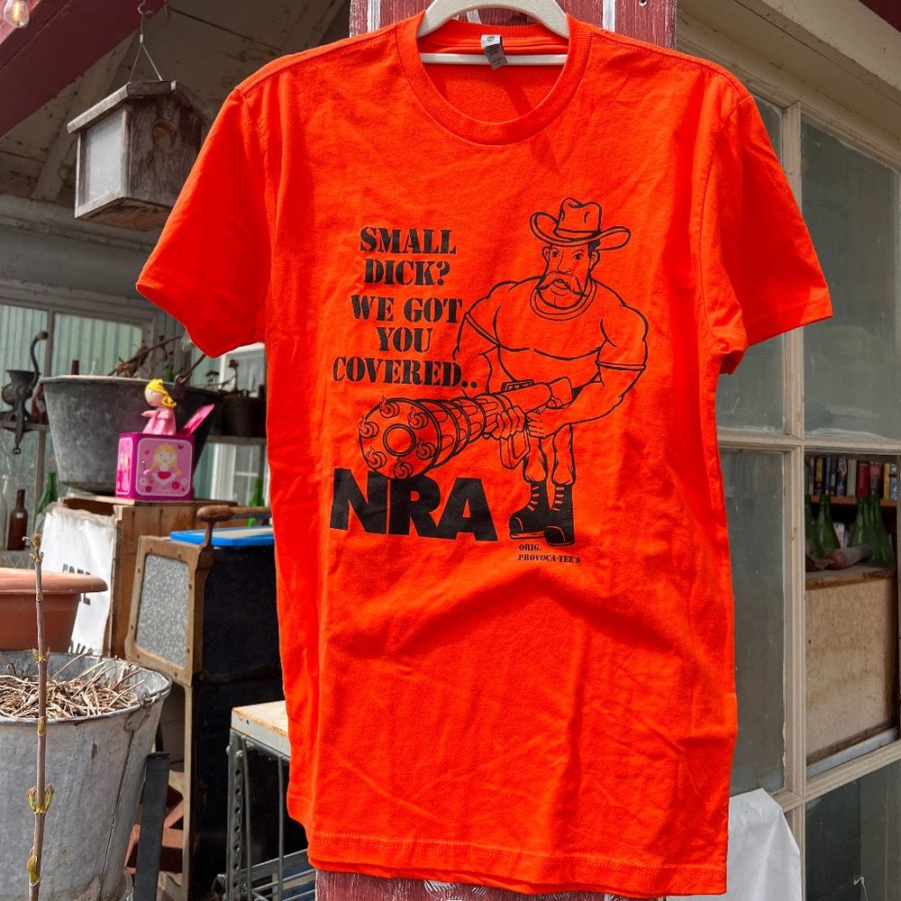 NRA Small D*ck Shirt - Orange